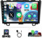 4G+64G Carplay Radio Coche para Honda CRV 3 RE 2007-2011,Android 13 Pantalla de 9 Pulgadas con Navegador GPS Android Auto Bluetooth WiFi FM/RDS HiFi+ Cámara Trasera