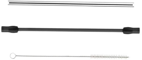 FOYTOKI Milchschlauch Ersatzset Für Automatische Kaffeemaschinen Lebensmittelechter Silikonschlauch Mit Metallrohr Und Reinigungsbürste Kompatibel Mit Bosch Und Markenunabhängig Einfach