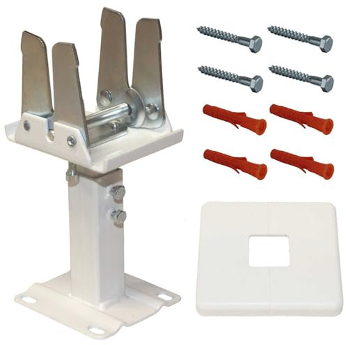 Jabema Standkonsole für Flachheizkörper, Abstand der Heizplatten 90 mm, Standfuß Standfüße, Heizkörper Halterung Befestigung Aufhängung Konsole