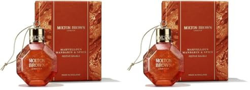 Molton Brown Marvellous Mandarin & Spice Festive Bath & Shower Gel Bauble (Pack of 2)