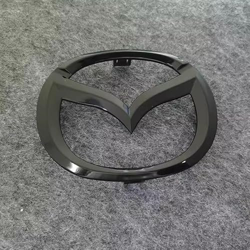 HAHYHL Ersatz Emblem für Mazda MX-5 ND 2023 2024 2025,Schwarz Vorne Kühlergrill Hinten Kofferraum Aufkleber Zeichen Logo Schriftzug 3D Metall Auto Außen Dekoration Zubehör,just Front