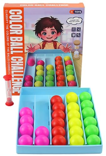 yakermur Color Sorting Toys, Learning Sensory Toys for Kids Adults, Educational Learning Activities Fidget Gadgets for Travel Classroom Preschool Stocking Basket Holiday Kindergarten