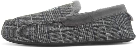 Original Penguin Bedtime Mens Charcoal Slipper - Size 7 UK - Grey