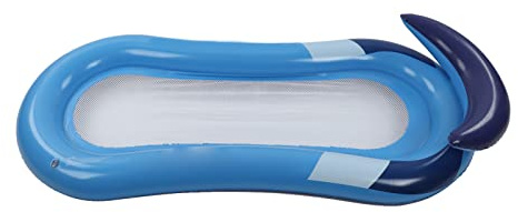 Alomejor Aufblasbarer Schwimmbad Schwimmender Hängematte Faltbares Wasser Schwimmender Stuhl Zum Entspannen Im Pool -Hängematte für Erwachsene und