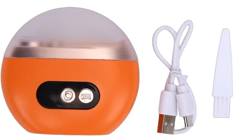 ViaGasaFamido Elektrischer Nagelknipser, Wiederaufladbarer Lithium-Ionen-Akku, 3-in-1, Automatischer Nagelschneider, Trimmer, Schleifer, Polierer mit Anti-Klemm-Mechanismus für Erwachsene und