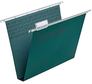 Rexel Crystalfile Classic Suspension File Manilla 30 mm A4 - Pack of 50, Green