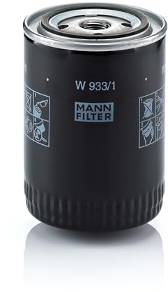 MANN-FILTER W 933/1 Oil Filter - for Cars + Transporters | For Passenger Cars, Highest Filtration Performance, Engine Protection, High Quality Sealing, True OE Engineering