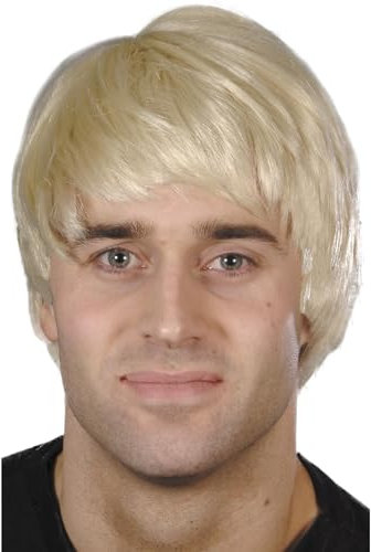 Smiffys Kerl Perücke, Blond, Kurz