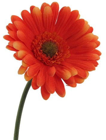 Kunstblumen Gerbera 50cm. ORANGE -70
