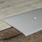 Übergangsprofil / Übergangsschiene / 80 mm, Typ: 350 (Aluminium eloxiert, mittig gebohrt), Farbe: SILBER