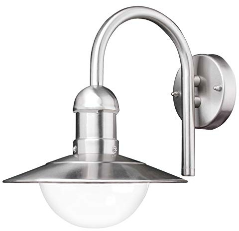 Ledar Wandleuchte - Hof E27-Sockel, Stahl, Outdoor