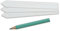 Windhager Stecketiketten 50-Stück mit 1 Stift, Pflanzenstecker Plastik, Pflanzschilder Schilder für Garten, 1,3 x 12,5 cm, weiß