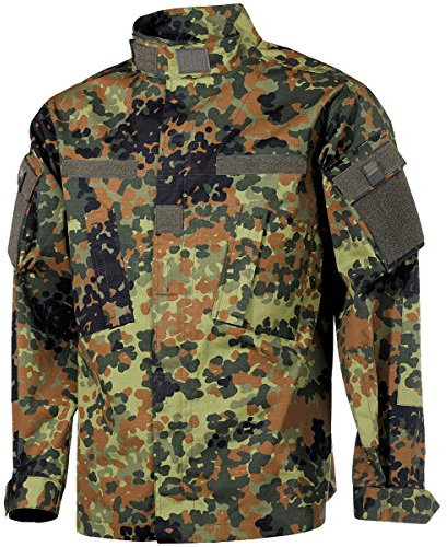 MFH Uomo ACU Giacca da Campo Ripstop Flecktarn Taglia XXL