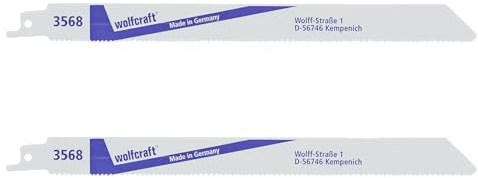 Wolfcraft 3568000 2 Säbelsägeblätter BiM 228 mm