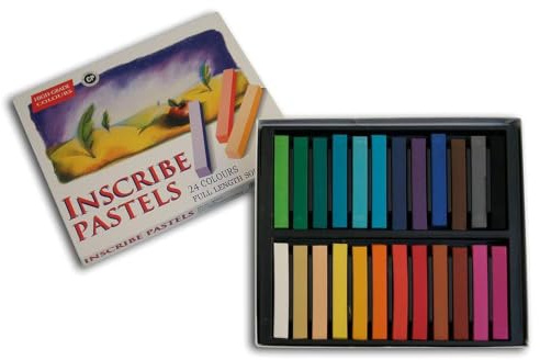 Inscribe Soft Pastel Set 12 Colours - Full Size