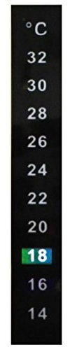 Stick On Liquid Crystal Thermometer