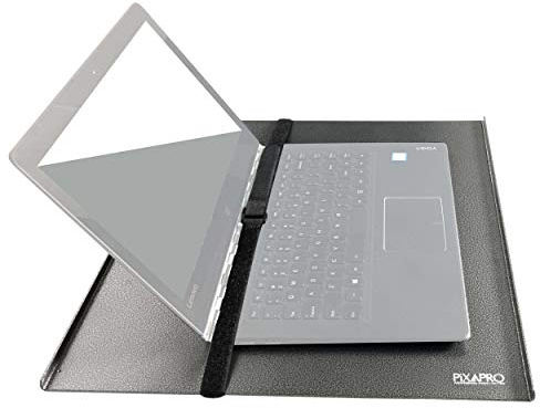 PIXAPRO 45x40.5cm Utility/Laptop Tray: 5/8 Socket, and 1/4 or 3/8 Thread Video Studio LED Lights Cameras for Photography Lighting Kit Small C Clamp Photography Clamps (Without Cross Arm)