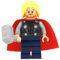 Qiyun Lego Marvel Super Heroes Minifigure Thor with Beard and Hammer 6868