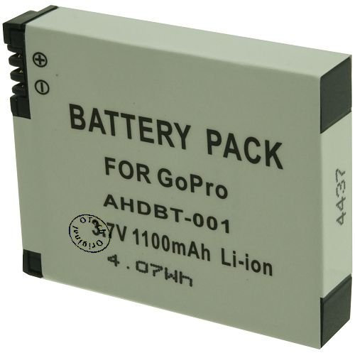 Otech compatible battery camcorder compatible with GOPRO AHDBT-001
