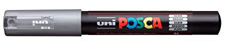 Uni-Ball Posca Marqueur Pointe Extra Fine - Argent