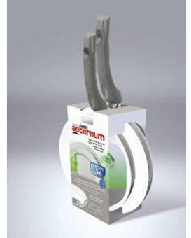 Bialetti Y0CPSET003 - Set di 2 padelle in Ceramica, 24/28 cm, Colore: Grigio