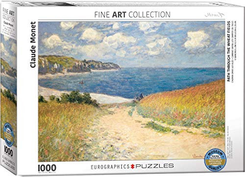 EuroGraphics EG60001499 Puzzle Strandweg zwischen Weizenfeldern von Claude Monet mehrfarbig