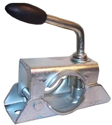 2 Stück - Anhängerstützen/Stützradhalter 48mm Klemmhalter