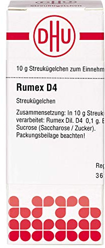DHU Rumex D4 Streukügelchen, 10 g Globuli