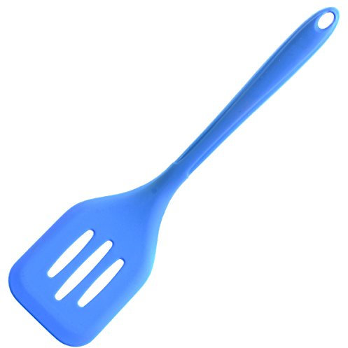 Kochblume Flexwender | Premium-Silikon & BPA frei| Hitzebeständig | Spülmaschinenfest | 30cm | Farbe: blau