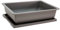 Bonsai Tree Plastic Training Pots With Matching Tray - Grey 50cm x 42cm x 11.5cm