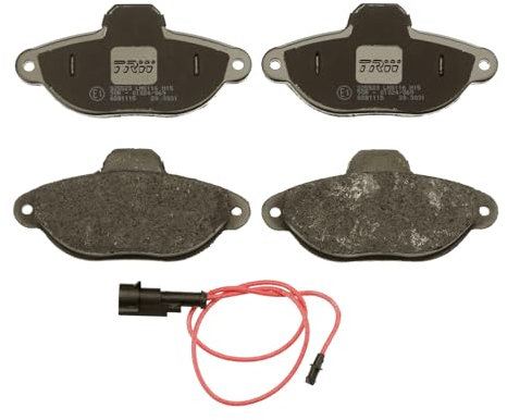 TRW GDB1115 Bremsbelagsatz 4-Teilig für Fiat Panda/Panda Classic (169_) 2003 - Vorderachse und Andere Fahrzeuge