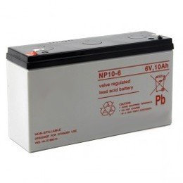 NP 6 V 10 Ah batteria piombo AGM Standard
