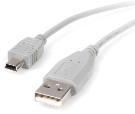 StarTech.com USB2HABM3 Cavo Mini USB 2.0 da A a Mini B, M/M, 0.91 m, Grigio