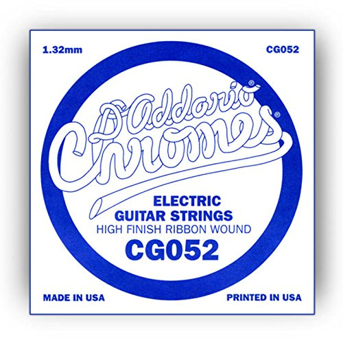 D'Addario .052 Flat Wound Single String for Electric Guitar