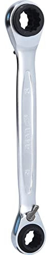 KS Tools 503.4543 4 in 1 GEARplus umschaltbar Doppel Ratschenringschlüssel, 12 x 13 x 14 x 15 mm
