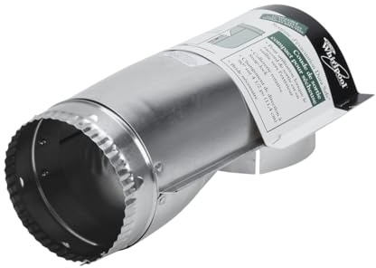 Whirlpool 4396004 - Condotto di scarico per asciugatrice, colore: Argento
