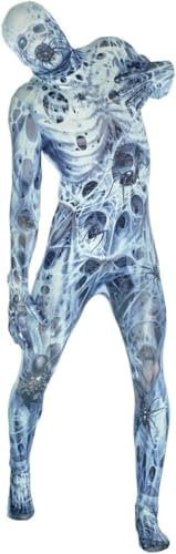 Morphsuits Spinnen Kostüm Erwachsene, Monster Verkleidung, Halloween und Karneval - XXL (186cm-206cm)