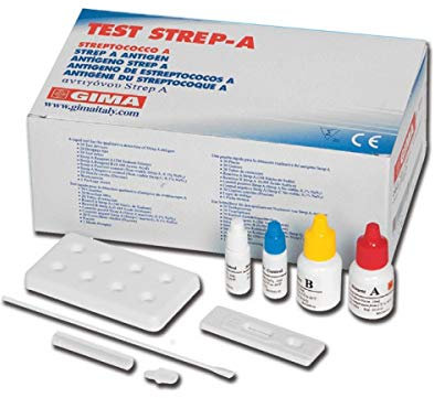 20 tests Strep-a – streptococco – Cassette