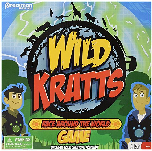 Wild Kratts Race Around the World Board Game by Pressman Toys