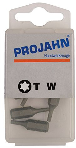 Projahn 1/4 Zoll Bit konisch Länge 25 mm TX T8W 10-er Pack 3032-10