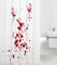 Sanilo Duschvorhang Blood Hands 180 x 200 cm, hochwertige Qualität, 100% Polyester, wasserdicht, Anti-Schimmel-Effekt, inkl. 12 Duschvorhangringe