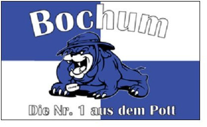 TS24DIREKT Bochum Bulldogge - Die Nr.1 aus dem Pott Fahne (F36)