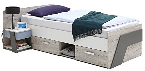 Bett Einzelbett Kinderbett Jugendbett Holzbett Kinderzimmer Möbel Ferdy I