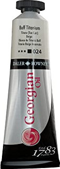 Daler Rowney Georgian Ölfarbe Goc, 38 ml, Buff Titanium