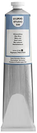 LUKAS STUDIO OIL 200 ml, Ölfarbe in Premium-Qualität, Farbton Himmelblau