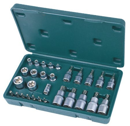 Brüder Mannesmann Spezial-Schraubsatz, für T-Profil, 29-teilig | M 189-29