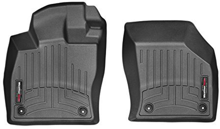 Passgenaue Fußmatten gummimatten passend für: Volkswagen Golf 7(Details) 2012-19|Schwarz|1. Reihe Weathertech FloorLiner