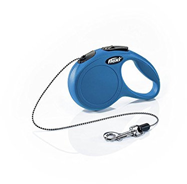 flexi CAT Seil 3 m blau, Roll-Leine für Katzen bis 8 kg