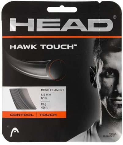 HEAD Set Hawk Touch, Racchetta da Tennis Unisex-Adulto, Antracite, 19