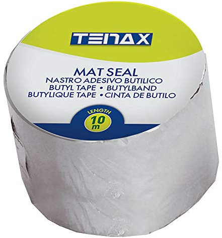 TENAX 1A140240 Mat Seal Ruban Adhésif pour Gazon Synthétique Gris 1000 x 15 cm